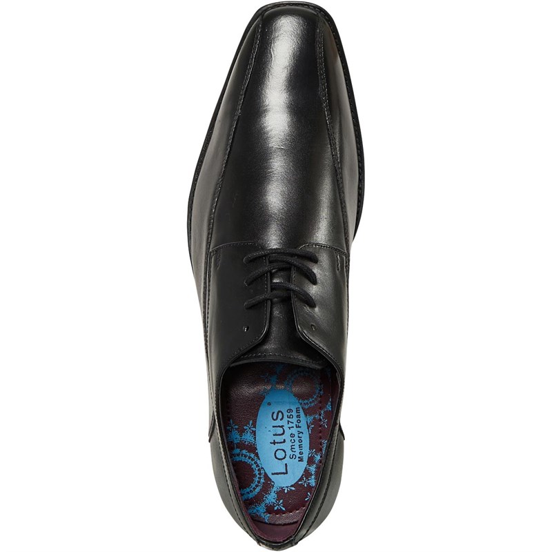 Lotus Mens Holgate Tram Lace Shoes Black
