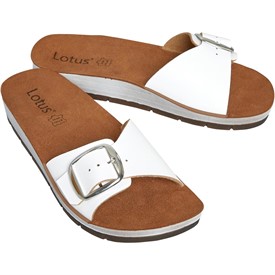 Buy Lotus Womens Dasha Sandals White