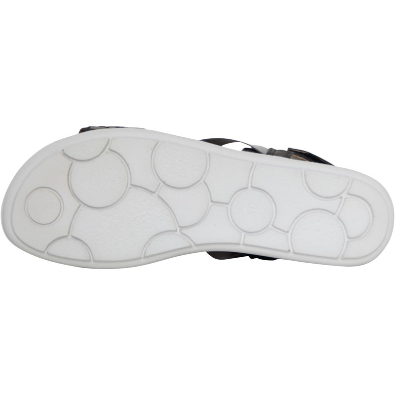 Lotus Womens Amalfi Sandals Black