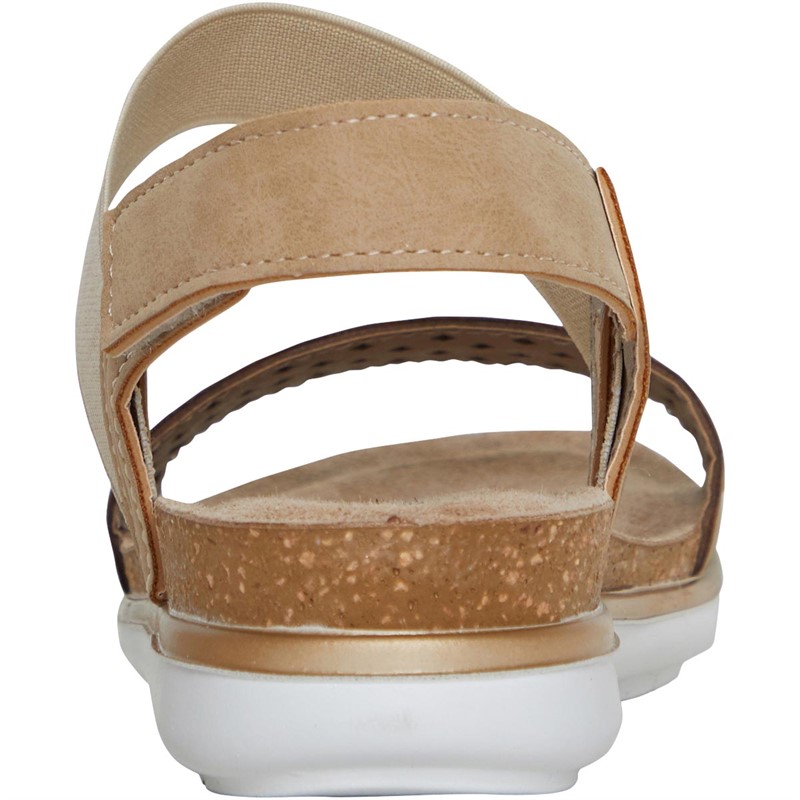 Lotus Womens Amalfi Sandals Gold
