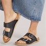 Lotus Womens Cortona Sandals Black
