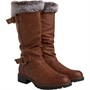 Lotus Womens Riviera Mid Calf Boots Brown