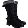 Lotus Womens Riviera Mid Calf Boots Black