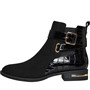 Lotus Womens Laurel Ankle Boots Black