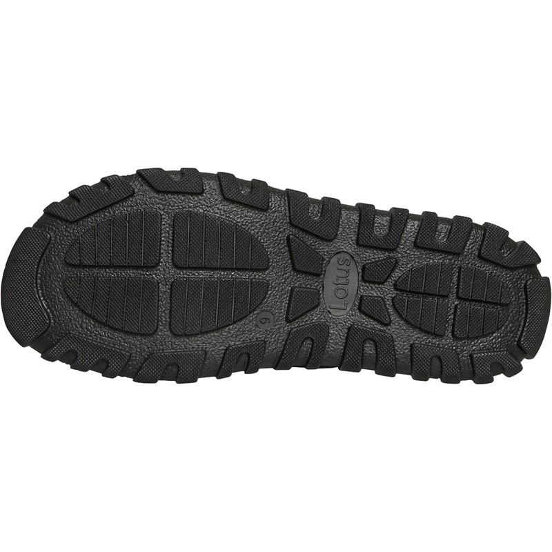 Lotus Mens Cole Sandals Grey