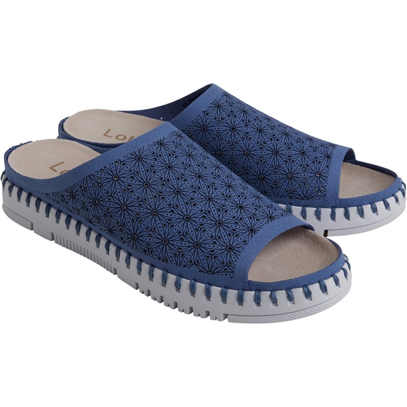 Lotus Womens Arriba Sandals Blue