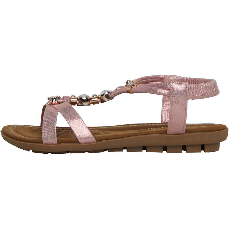 Lotus Womens Rennes Sandals Pink