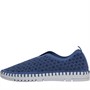 Lotus Womens Alcudia Slip-On Shoes Blue