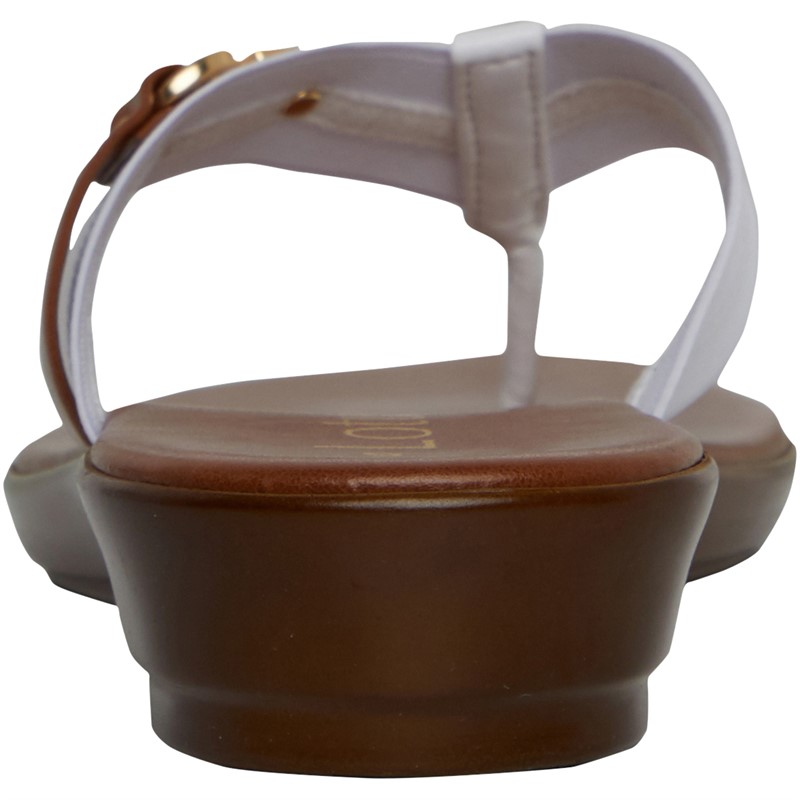 Lotus Womens Esino Sandals White