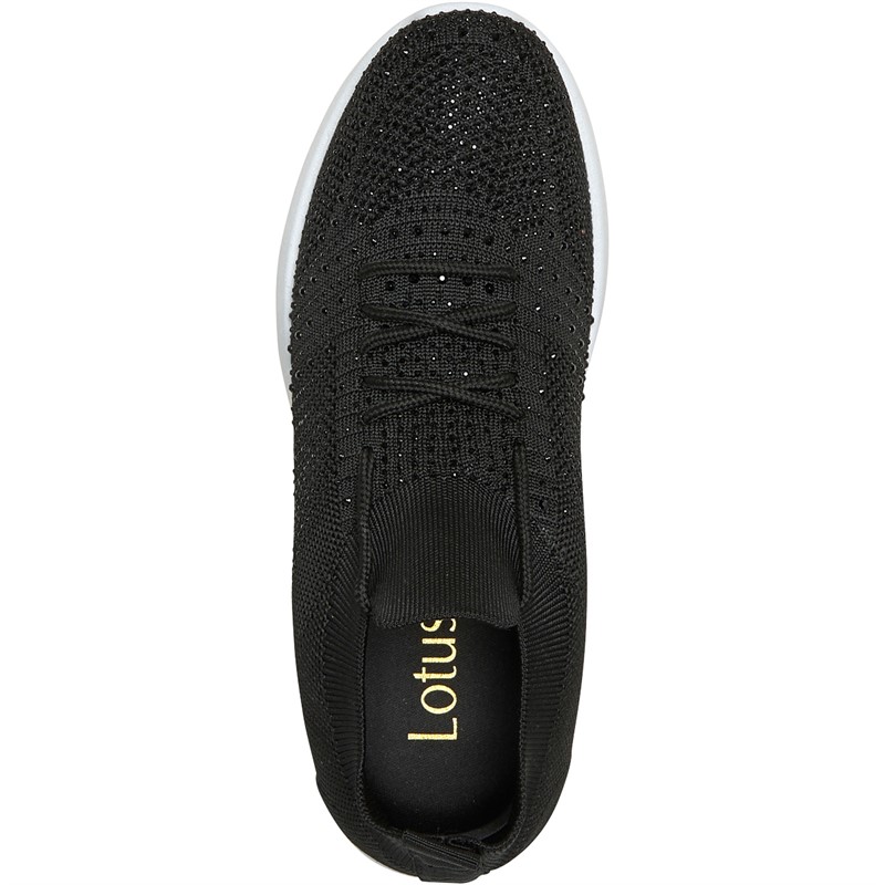 Lotus Womens Antibes Trainers Black