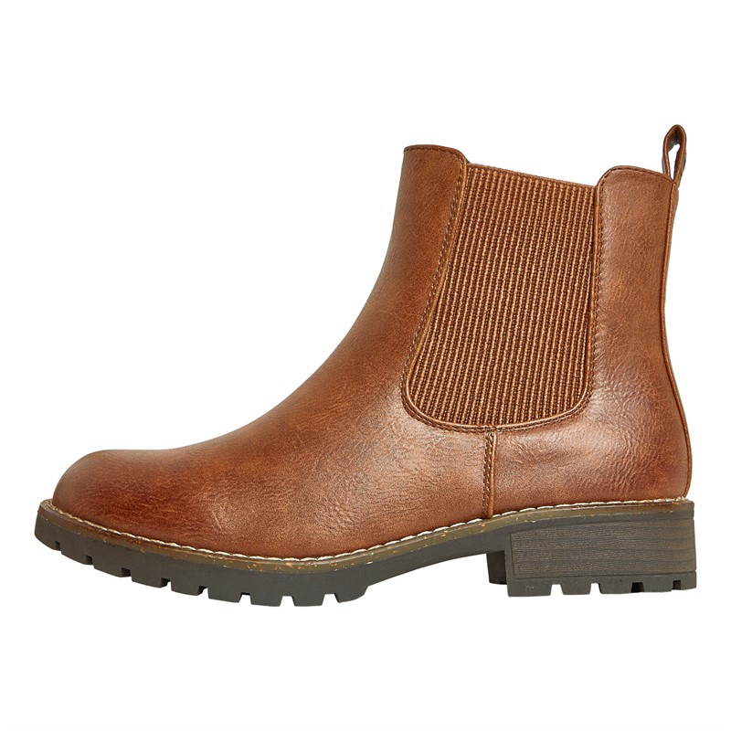 Lotus Womens Reese Chelsea Boots Tan