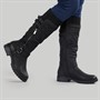 Lotus Womens Jennifer Knee High Boots Black