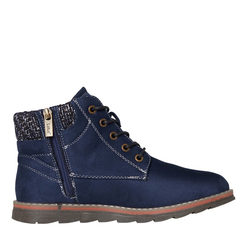 Lotus Womens Drew Ankle Boots Navy