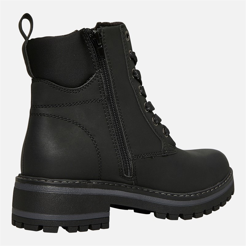 Lotus Womens Dorset Lace Up Boots Black