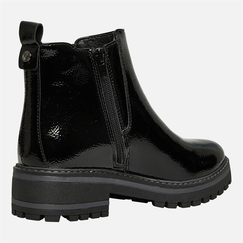 Lotus Womens Lottie Chelsea Boots Black Patent