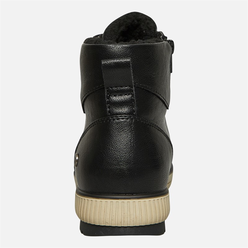 Lotus Womens Bellatrix Side Zip Hi Top Trainers Black