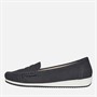Lotus Womens Durante Loafers Black Mono