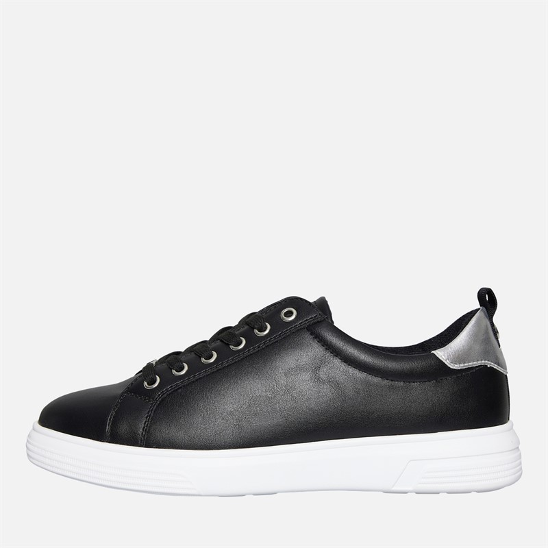 Lotus Womens Matia Zip Detail Trainers Black