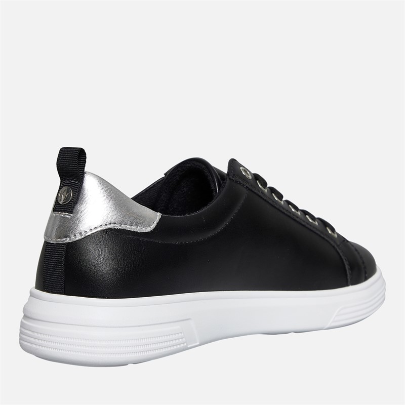 Lotus Womens Matia Zip Detail Trainers Black