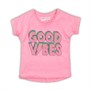 MINOTI Junior Minoti Good Vibes T-Shirt Różowy
