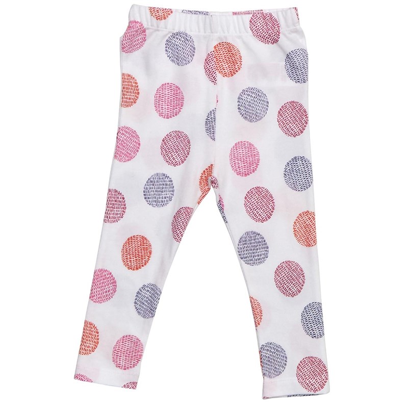 MINOTI Baby Girls Two Pack T-Shirt And Spotty Leggings Set Pink