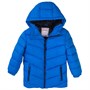MINOTI Boys Hooded Puffer Coat Royal Blue