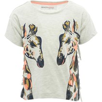 MINOTI Kids Fringe Detail T-Shirt Grey
