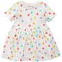 MINOTI Girls Spotted Dress White Multi Spot