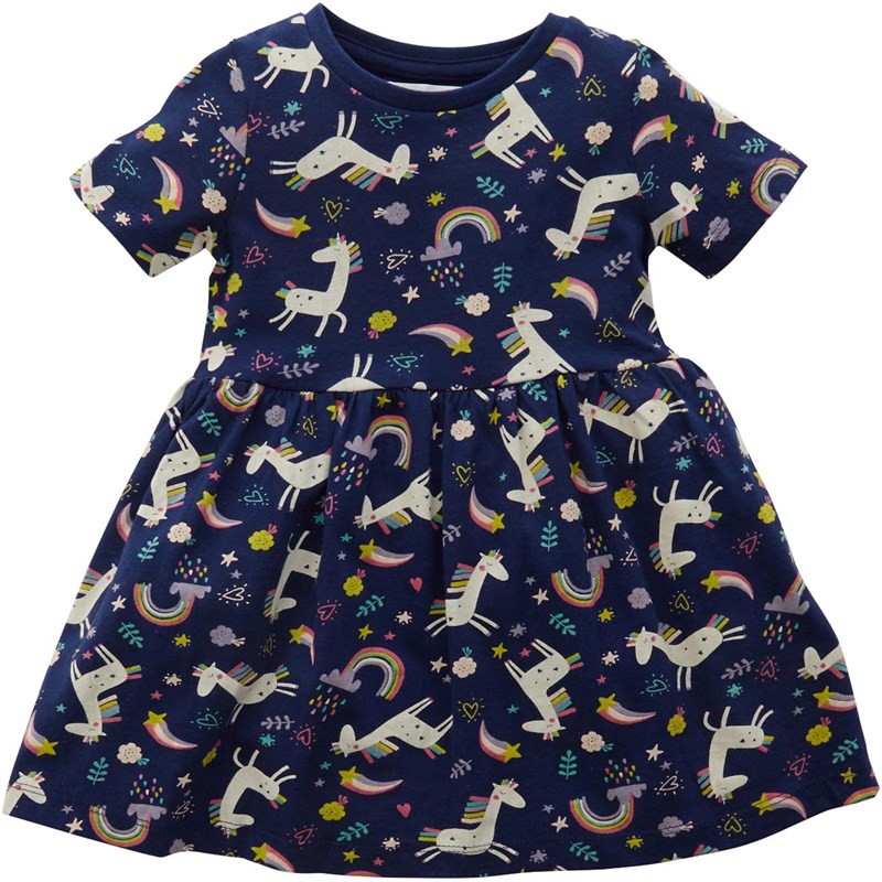 Buy MINOTI Girls All Over Print Dress Navy