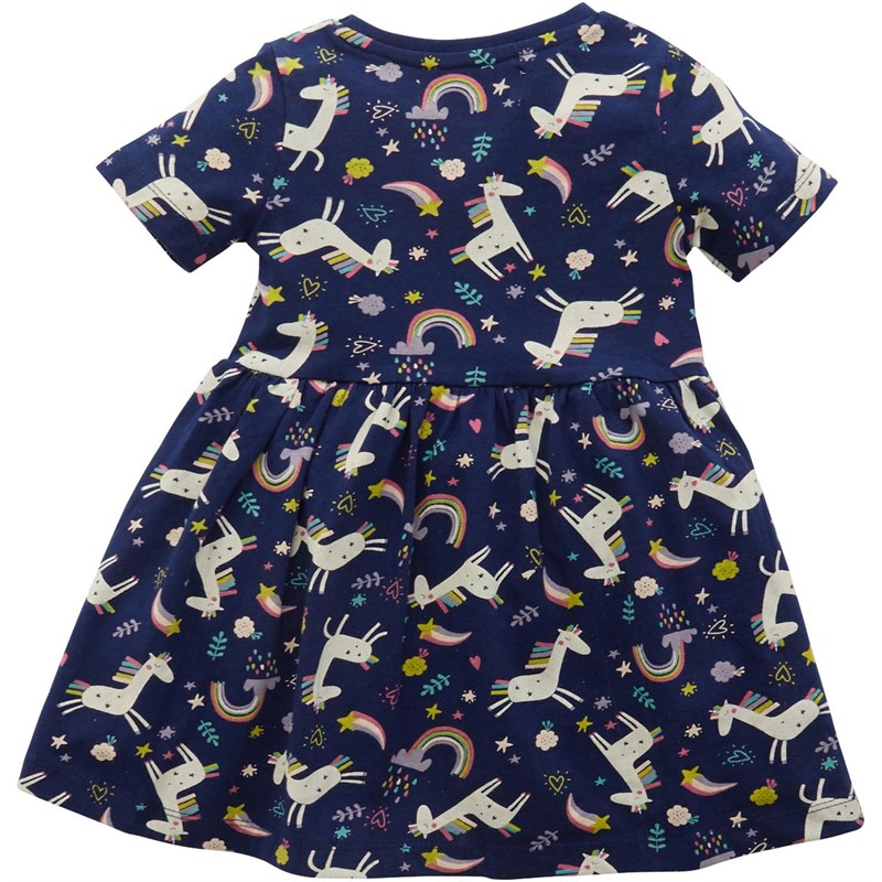 Buy MINOTI Girls All Over Print Dress Navy