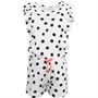 MINOTI Girls Spotted Playsuit Black Spot