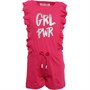 MINOTI Girls Playsuit Neon Hot Pink