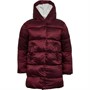 MINOTI Girls Long Puffer Coat Berry