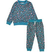 MINOTI Girls Sweat And Joggers Set Dark Blue