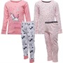 MINOTI Girls Pack Of Two Pyjama Sets Multi