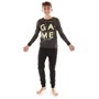 MINOTI Jungen Game Pyjama Set Pyjama Schwarz