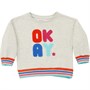 MINOTI Meisjes Infant Sweaters Gemeleerd Grijs