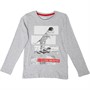 MINOTI Junior T-shirts met lange mouwen Gemeleerd Grijs
