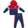MINOTI Boys Cut And Sew Tracksuit Red Navy
