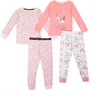 MINOTI Girls Two Pack Pyjamas Set Multi