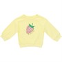 MINOTI Girls Basic Berry Much Sweatshirt Lemon