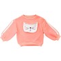 MINOTI Girls Fleece Pocket Jumper Coral