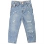 MINOTI Girls Basic Mom Jeans Blue