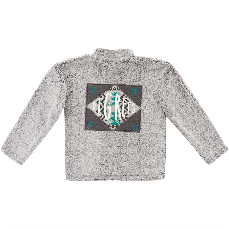 MINOTI Boys Fur Style Jumper Black