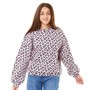 MINOTI Meisjes Basic Sweaters Gemeleerd Grijs