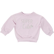 MINOTI Girls Basic Super Cute Sweatshirt Lilac