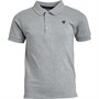 MINOTI Boys Basic Short Sleeve Polo Top Grey Marl