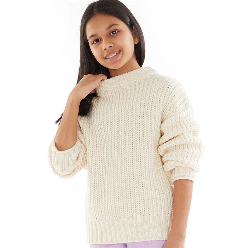 Girls on sale cream jumper