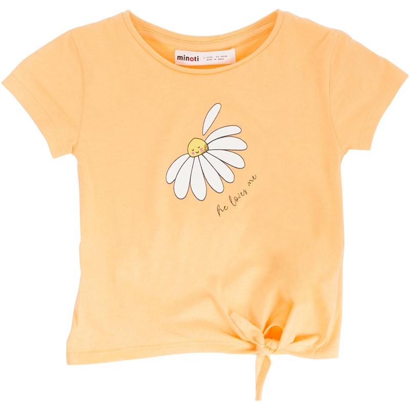 MINOTI Piger Graphic Overdele Lys Orange