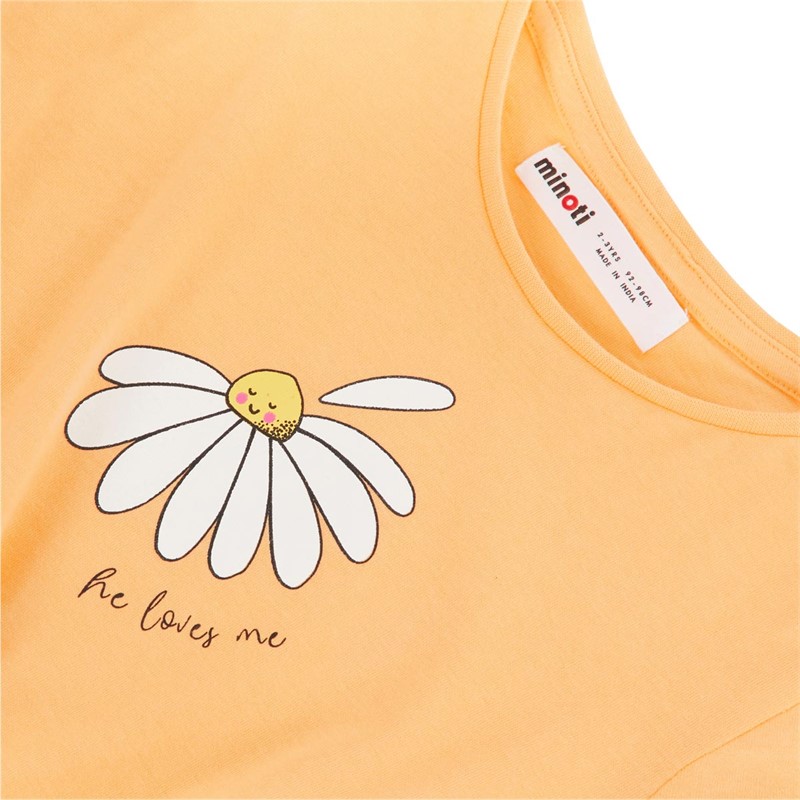 MINOTI Piger Graphic Overdele Lys Orange